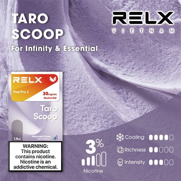 relx煙彈脆香芋冰淇淋(Taro Scoop)口味
