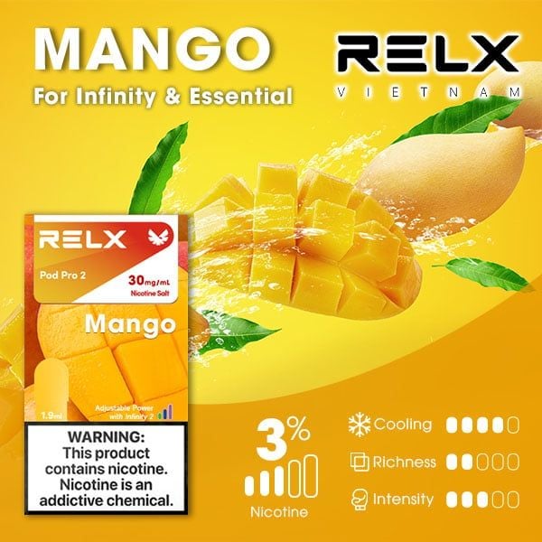 relx悅刻煙彈芒果口味