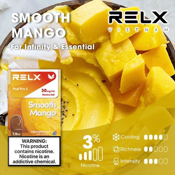 relx悅刻煙彈芒果冰淇淋口味