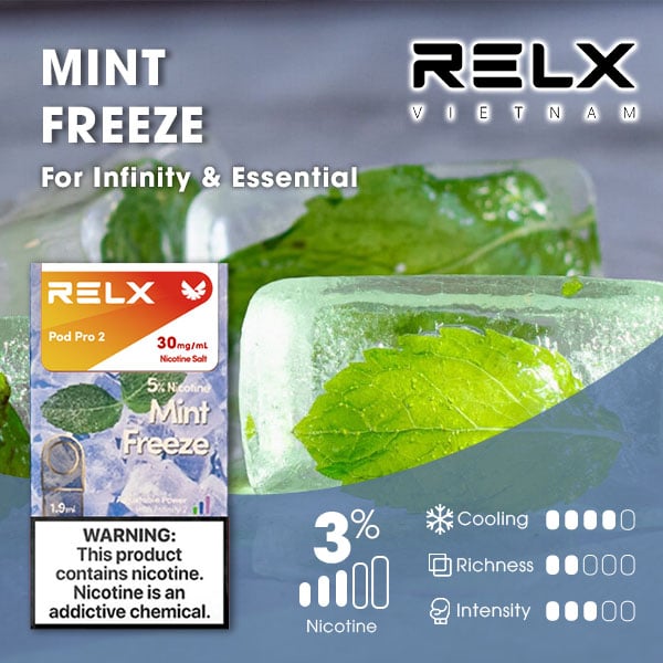 relx煙彈勁爽薄荷(Mint Freeze)口味