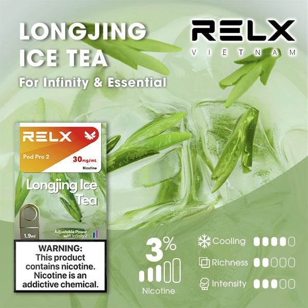 relx悅刻煙彈勁涼龍井口味