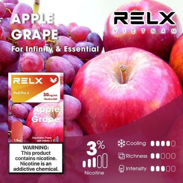 relx煙彈脆青蘋果口味