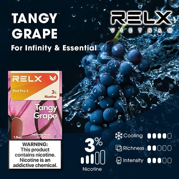 relx煙彈葡萄口味