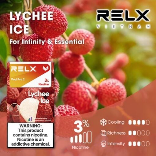 relx悅刻煙彈冰荔枝口味