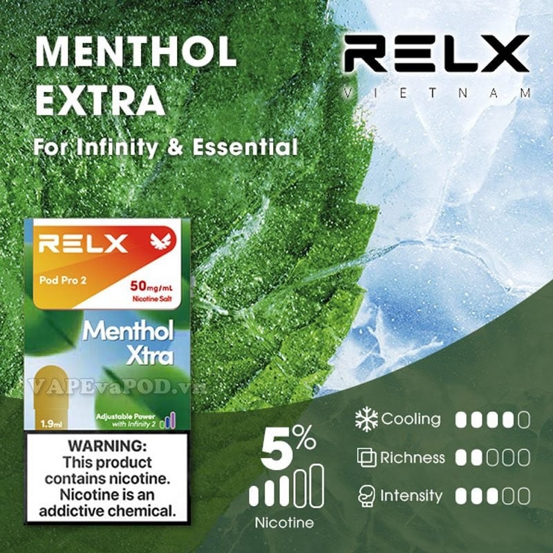 relx悅刻煙彈薄荷口味