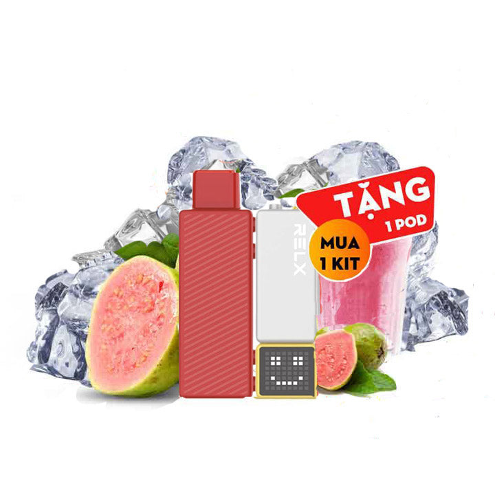 relx樂高電子煙紅心芭樂口味