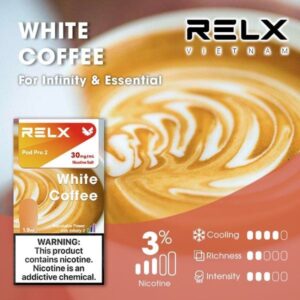 relx煙彈白咖啡口味