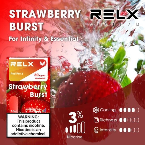 relx煙彈草莓冰沙口味