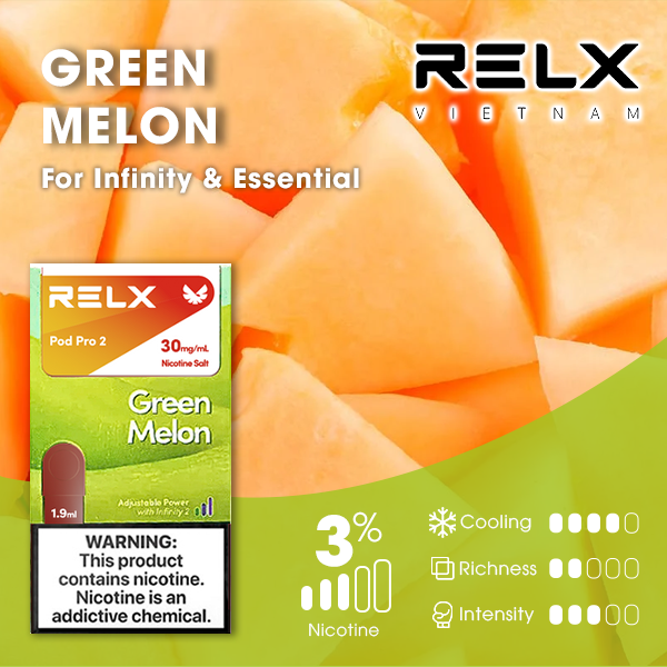 relx煙彈綠寶石甜瓜口味