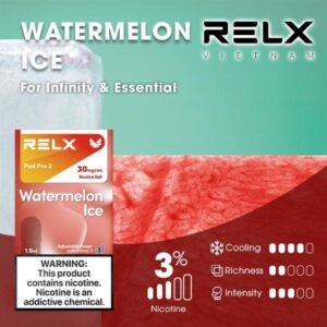 RELX煙彈多汁西瓜Watermelon Ice口味盒裝