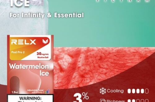 RELX煙彈多汁西瓜Watermelon Ice口味盒裝
