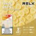 RELX悅刻五代煙彈冰釀香蕉上市，香蕉果昔滑順微涼，杜絕底部漏油與人工香精。