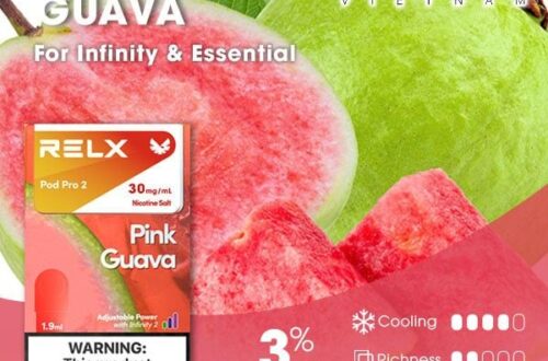 RELX煙彈粉紅芭樂Pink Guava口味盒裝